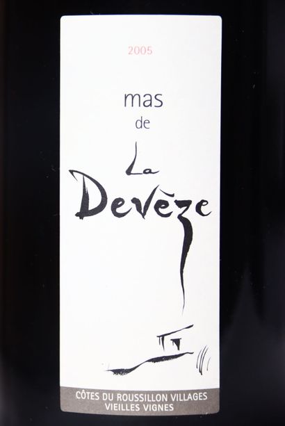 12 bottles of red CÔTES DU ROUSILLON 2005,...