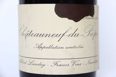 2 bottles of CHÂTEAUNEUF-DU- PAPE red DOMAINE...
