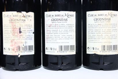 5 bottles of red GIGONDAS 2008, LA COMPAGNIE...