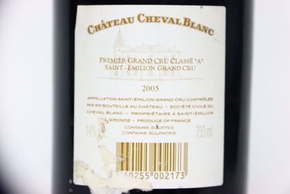 1 bouteille de SAINT-ÉMILION rouge 2005,...