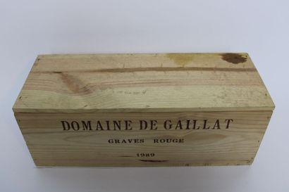 1 jéroboam de GRAVES rouge 1989 DOMAINE DE...