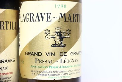 2 bouteilles de PESSAC-LÉOGNAN rouge 1994,...
