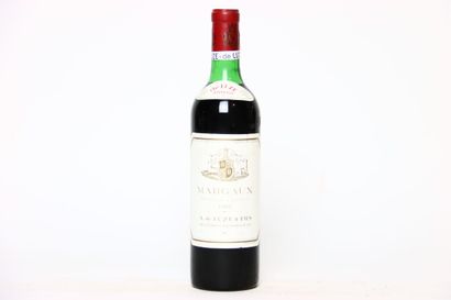 1 bouteille de MARGAUX rouge 1969, CHÂTEAU...