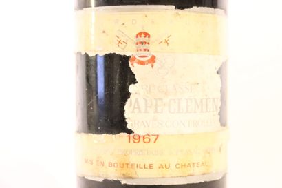 1 bouteille de GRAVES rouge 1967, CHÂTEAU...