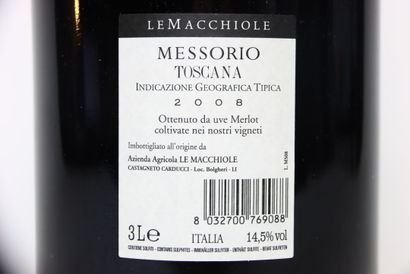 1 jeroboam MESSORIO TOSCANA red 2008, DOMAINE...