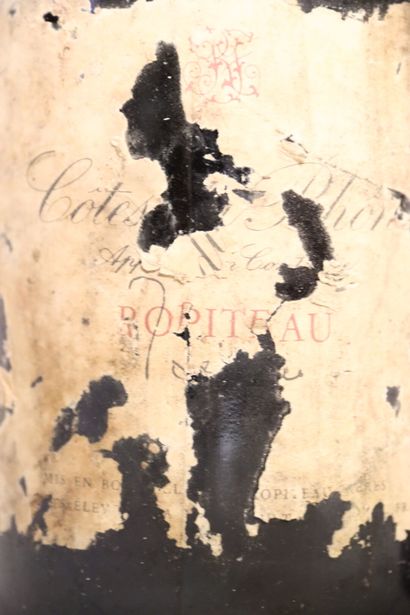 1 bottle of CÔTES-DU-RHÔNE red 1987 ROPITEAU...