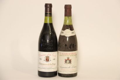 1 bottle of red VACQUEYRAS 1984, ARNOUX ET...