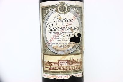 1 bouteille de MARGAUX rouge 1945, CHÂTEAU...