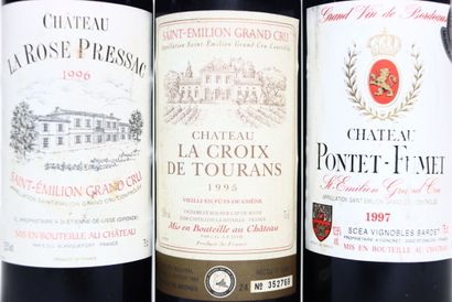 1 bottle of red BORDEAUX 1996, CHÂTEAU TOUR...