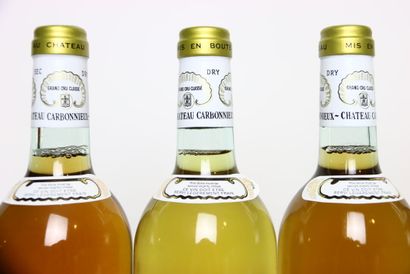 6 bouteilles de PESSAC-LÉOGNAN blanc 2007,...