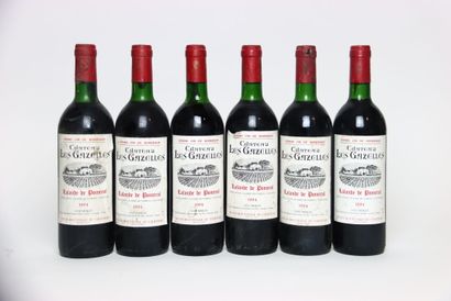 6 bouteilles de LALANDE-DE-POMEROL rouge...