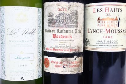 1 bottle of white BORDEAUX 1999, LES VIGNERONS...