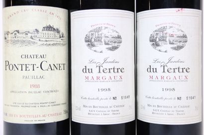 1 bouteille de PAUILLAC rouge 1988, CHÂTEAU...