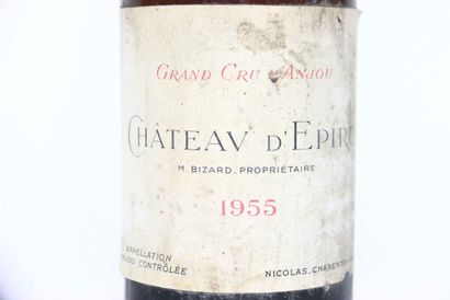 1 bottle of white ANJOU 1955, CHÂTEAU D'EPIRÉ....