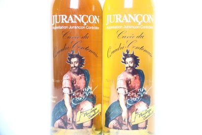 2 bottles of JURANÇON white soft 1989, CAVE...