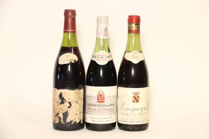 1 bottle of CÔTES-DU-RHÔNE red 1987 ROPITEAU...