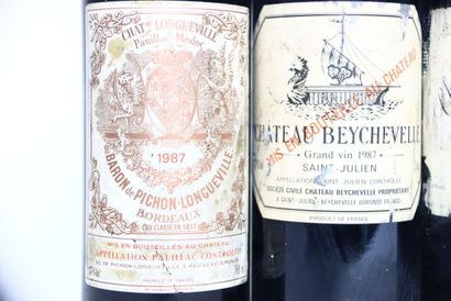 1 bottle of red BORDEAUX 1987, CHÂTEAU PICHON-LONGUEVILLE.
1...