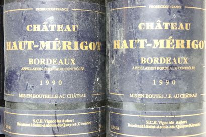 4 bottles of red BORDEAUX 1990, CHÂTEAU ...