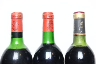 3 bottles of red BUZET 1985, CHÂTEAU DE ...