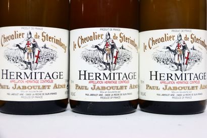 5 bottles of white HERMITAGE 2002, PAUL ...