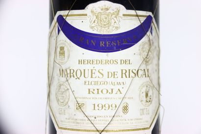 1 bottle of red RIOJA 1999, MARQUÉS DE RISCAL....