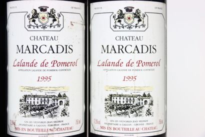 4 bouteilles de LALANDE-DE-POMEROL rouge...