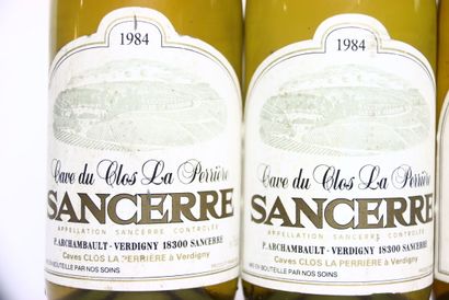 4 bottles of white SANCERRE 1984, CAVE CLOS...