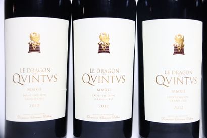 6 bouteilles de SAINT-ÉMILION GRAND CRU rouge...