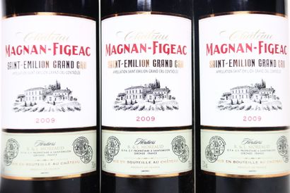 3 bouteilles de SAINT-ÉMILION GRAND CRU rouge...