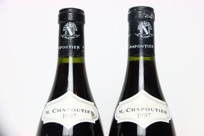 2 bottles of red CROZES-HERMITAGE 1997, M.CHAPOUTIER....