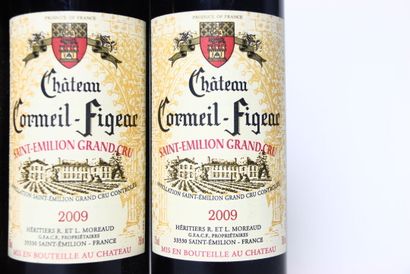 5 bouteilles de SAINT-ÉMILION GRAND CRU rouge...