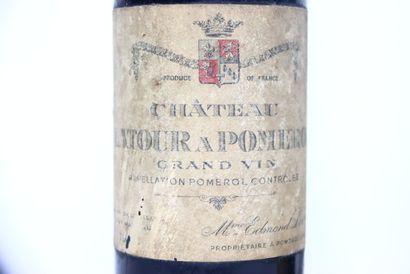 1 bottle of red POMEROL, illegible vintage,...