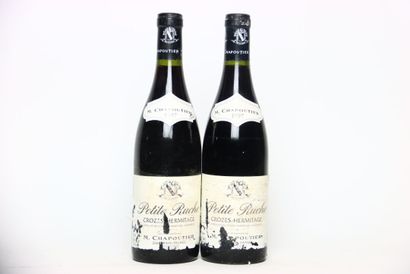 2 bottles of red CROZES-HERMITAGE 1997, M.CHAPOUTIER....