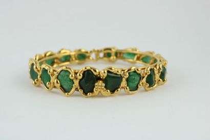 Bracelet made of vermeil (925/1000) with...