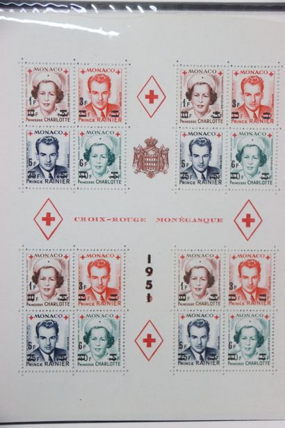 TIMBRES. Importante collection de Monaco....