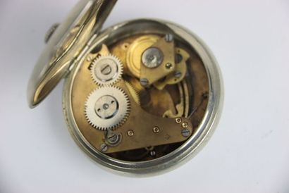 Metronome in silver plated metal. CADENCIA....