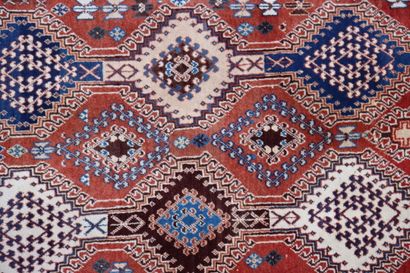 Yalameh. Iran. Vers 1980. Tapis velours en...