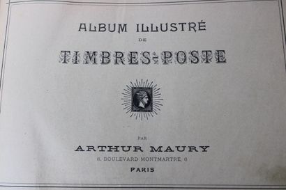 Réunion sept albums de timbres de postes...