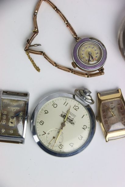 Meeting of seven pocket watches and various...