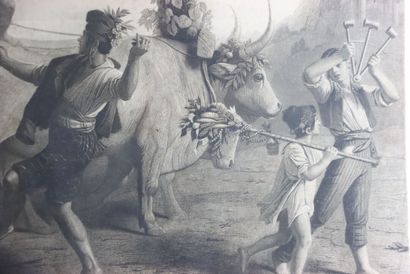 Léopold ROBERT (1794-1835) d'après, Paire...