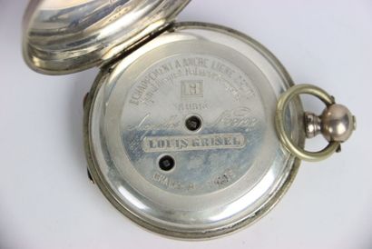 Louis Grisel pocket watch in silver 0.875....