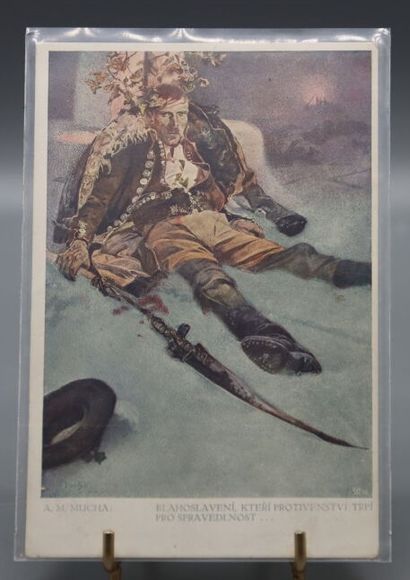 Réunion de cartes postales MUCHA Alphonse...