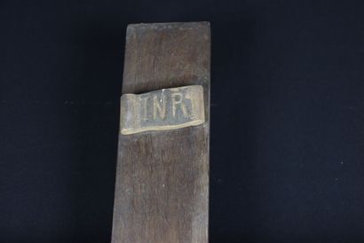 Crucifix with Christ in plaster and cross...