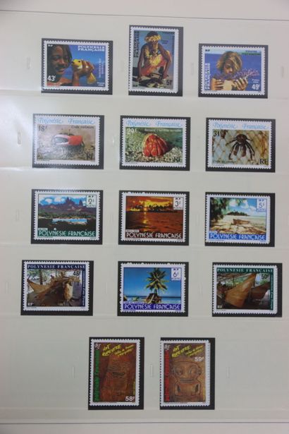 TIMBRES. Belle collection de Polynésie de...