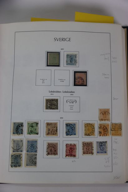 TIMBRES. Très belle collection de Suède de...