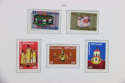 TIMBRES. Collection des Antilles Néerlandaises...