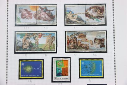 TIMBRES. Belle collection du Vatican de 1987...