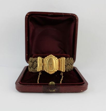 Bracelet in 18K yellow gold (750/1000) and...