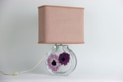 DAUM France, modèle Coppelia, pied de lampe...