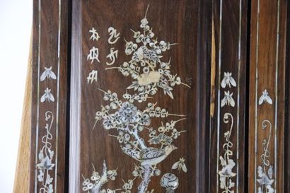 Vietnam early 20th century. Set of four decorative...